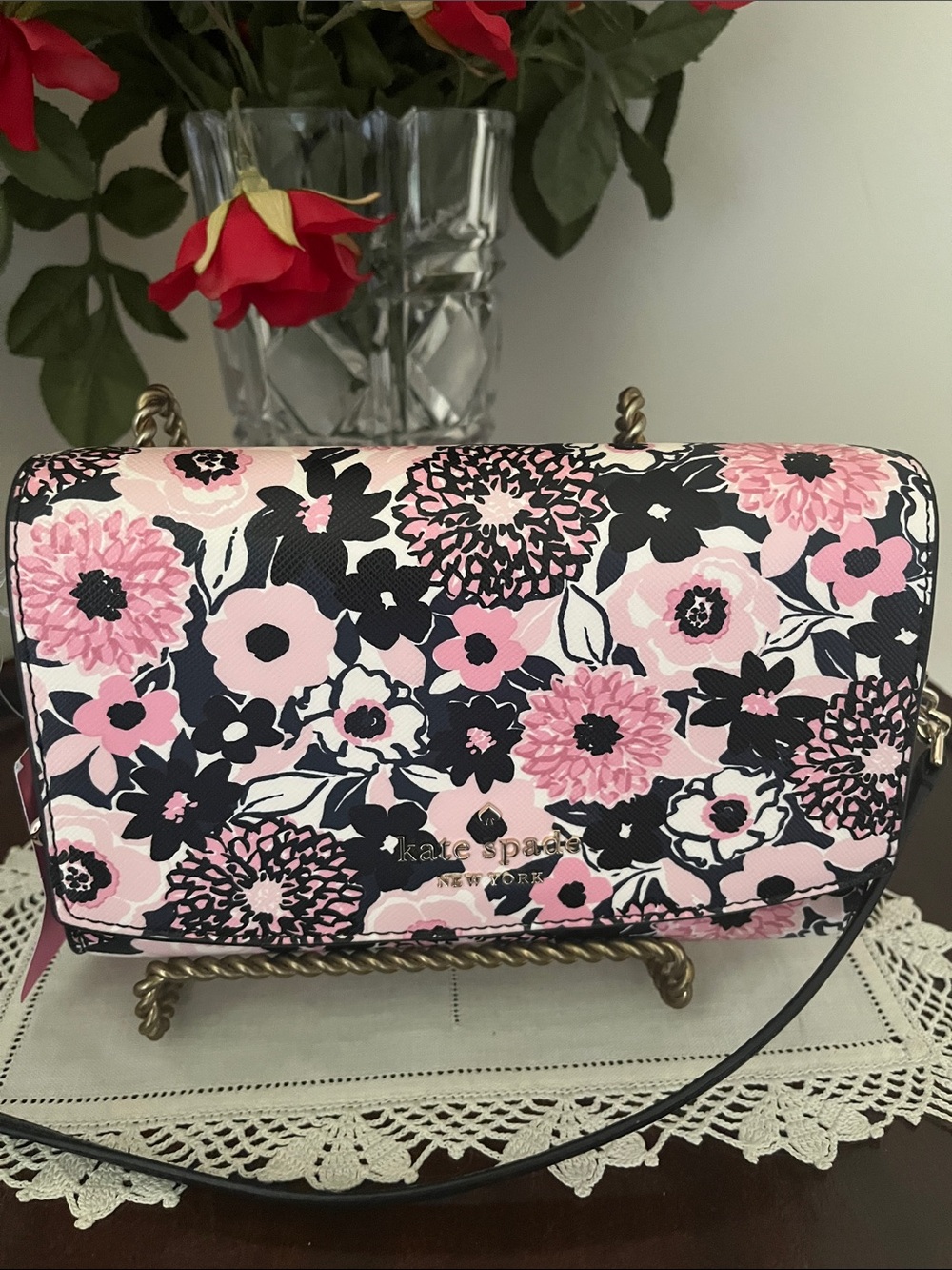 Kate spade small flap crossbody bag.